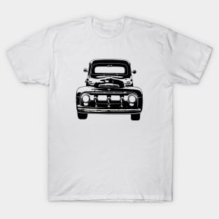 Classic F100 F1 Pickup Sketch Art T-Shirt